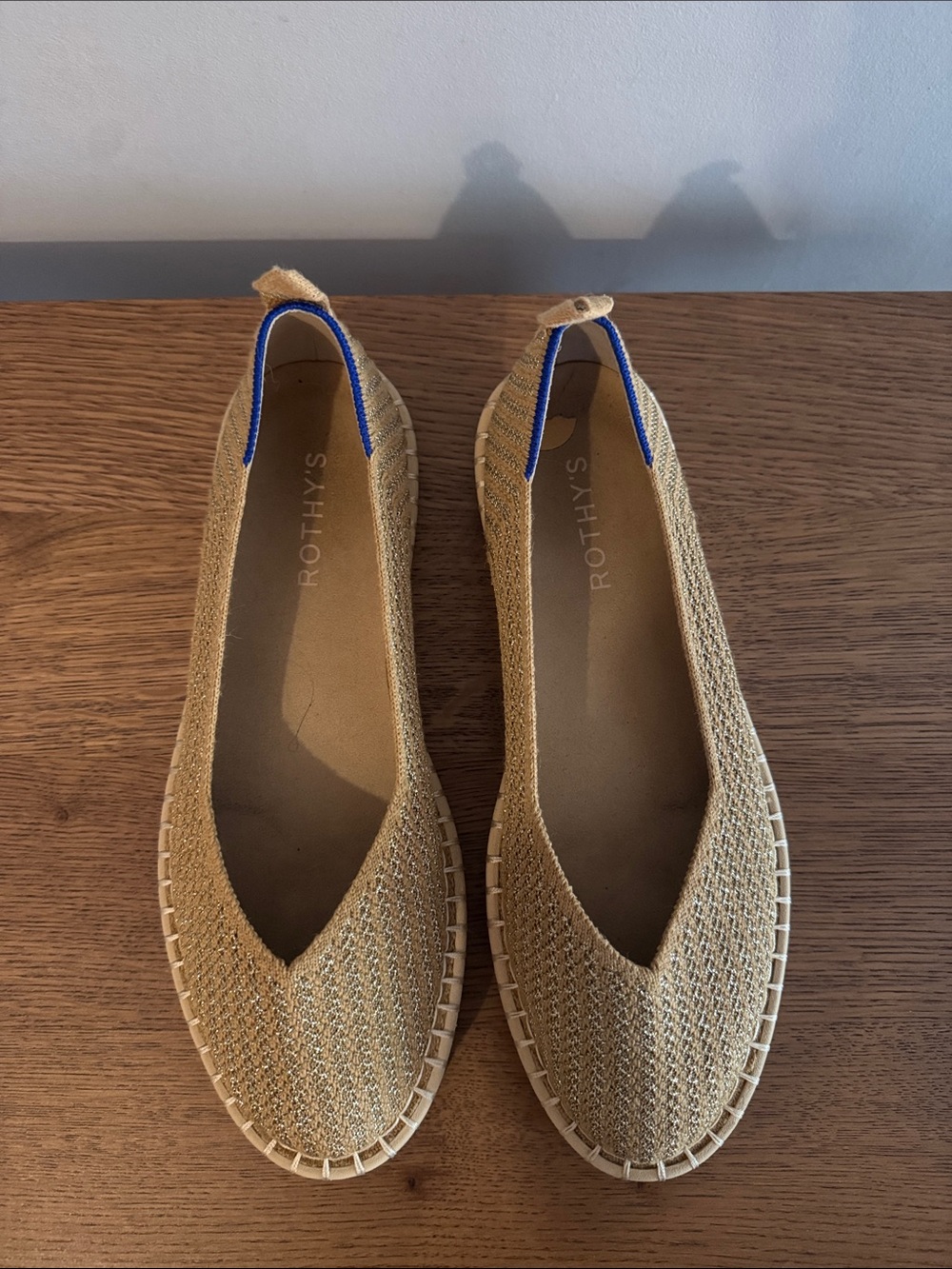 Rothy's Tan Knit Ballet Flats / Espadrilles